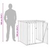 vidaXL Bo&icirc;te de Rangement de Jardin Noir 101,5 x 82 x 100 cm Acier