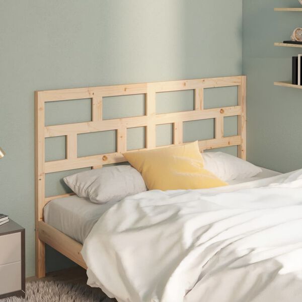 vidaXL T&ecirc;te de lit 146x4x100 cm Bois massif de pin
