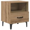 vidaXL Cabinet de chevet Ch&ecirc;ne artisanal 40 x 35 x 47,5 cm