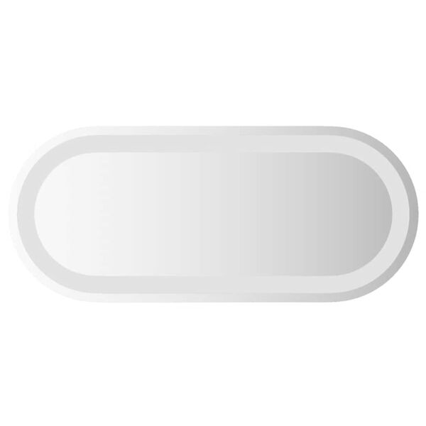 vidaXL Miroir de salle de bain &agrave; LED 60x25 cm ovale