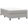 vidaXL Cadre de lit gris clair 120x200 cm tissu