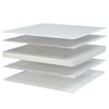 vidaXL Matelas en mousse &agrave; m&eacute;moire de forme blanc 70x200x17 cm doux