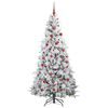 vidaXL Sapin de No&euml;l Artificiel &agrave; Branches Articul&eacute;es Vert 180 cm