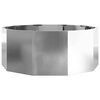 vidaXL Jardini&egrave;re Argent 90 x 90 x 35 cm Acier galvanis&eacute;