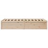 vidaXL Cadre de lit sans matelas 90x200 cm bois de pin massif