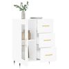 vidaXL Buffet blanc 69,5x34x90 cm bois d'ing&eacute;nierie