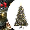 vidaXL Sapin de No&euml;l artificiel Vert 150 cm PVC, plastique et acier