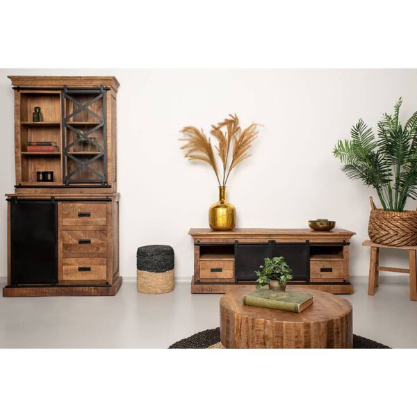 HSM Collection Table basse Melbourne 70x38 cm Ronde