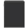vidaXL Tables de chevet murales 2 pcs noir 40x31x39,5 cm