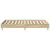 vidaXL Cadre de lit sans matelas ch&ecirc;ne sonoma 135x190 cm