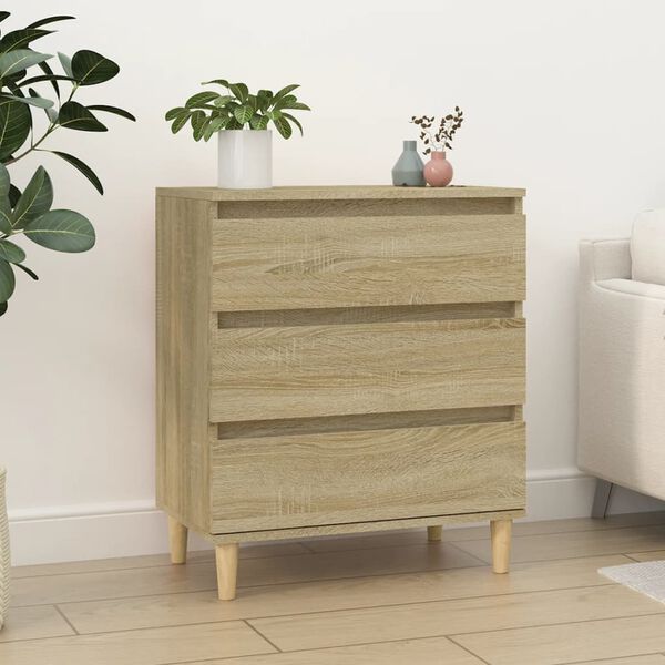 vidaXL Buffet Ch&ecirc;ne sonoma 60x35x70 cm Bois d'ing&eacute;nierie