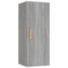 vidaXL Armoire murale Sonoma gris 34,5x34x90 cm Bois d'ing&eacute;nierie