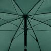 vidaXL Parapluie de p&ecirc;che Vert 220x185 cm