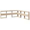 vidaXL Lit biblioth&egrave;que sans matelas 120x200 cm bois de pin massif