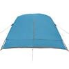 vidaXL Tente de cabine familiale 6 personnes bleu imperm&eacute;able