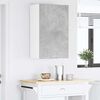vidaXL Armoire suspendue Gris b&eacute;ton et Blanc 50 x 31 x 80 cm