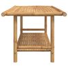 vidaXL Table basse 110x55x45 cm bambou