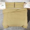 vidaXL Ensemble de housse de couette Taupe 135x200 cm Coton