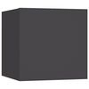 vidaXL Ensemble de meuble TV 4 pcs Gris Bois d&rsquo;ing&eacute;nierie