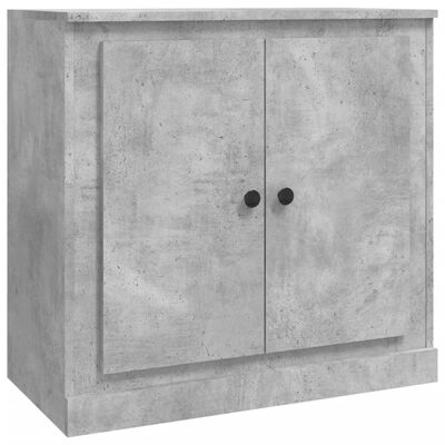 vidaXL Buffet gris béton 70x35,5x67,5 cm bois d'ingénierie