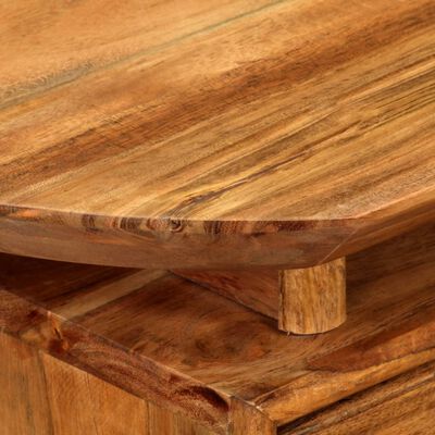 vidaXL Table de chevet Bois d'acacia massif 45 x 35 x 45 cm