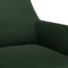 vidaXL Chaises pivotantes &agrave; manger lot de 6 Vert fonc&eacute; Velours