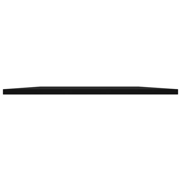 vidaXL Panneaux de biblioth&egrave;que 8 pcs Noir 80x20x1,5 cm Agglom&eacute;r&eacute;