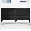 vidaXL T&ecirc;te de lit avec t&ecirc;te de lit Noir 160 cm Cuir synth&eacute;tique