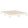 vidaXL Cadre de lit sans matelas blanc 140x200 cm bois d'ing&eacute;nierie