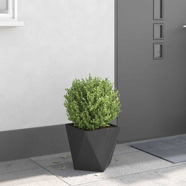 vidaXL Jardini&egrave;re Noir 30 x 30 x 30 cm Acier