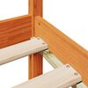 vidaXL Lit biblioth&egrave;que sans matelas cire marron 100x200 cm pin massif