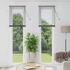 vidaXL Store de Fen&ecirc;tre avec des rideaux Gris fonc&eacute; Aluminium