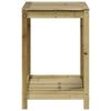 vidaXL Table de rempotage avec &eacute;tag&egrave;re 82,5x50x75 cm bois pin impr&eacute;gn&eacute;