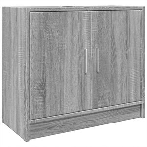 vidaXL Armoire d'&eacute;vier sonoma gris 63x29x55 cm bois d'ing&eacute;nierie