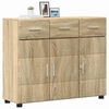 vidaXL Buffet avec &eacute;tag&egrave;re FLORIN Ch&ecirc;ne Sonoma 88,5 x 30,5 x 73 cm