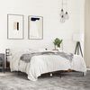 vidaXL Cadre de lit sans matelas ch&ecirc;ne fum&eacute; 160x200 cm