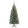 vidaXL Sapin de No&euml;l artificiel avec 150 LED Vert 120 cm PE et PVC