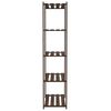 vidaXL Support de rangement &agrave; 5 niveaux marron 80x38x170 cm bois pin