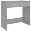vidaXL Bureau sonoma gris 80x40x75 cm bois d'ing&eacute;nierie
