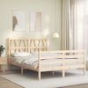 vidaXL Cadre de lit sans matelas bois massif