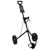 vidaXL Trolley de Golf Noir Fer Pliable