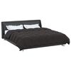 vidaXL Duvet d'&eacute;t&eacute; simple Matelass&eacute; Anthracite 200 x 200 cm Microfibre