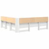 vidaXL T&ecirc;te de lit de rangement Blanc 180 cm Bois d'ing&eacute;nierie