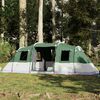 vidaXL Tente familiale tunnel 6 personnes vert imperm&eacute;able
