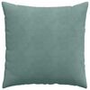 vidaXL Coussins de canap&eacute; 2 pcs Vert Mer 80 x 80 cm