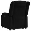 vidaXL Fauteuil inclinable &eacute;lectrique noir tissu