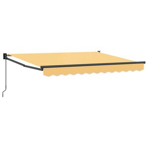 vidaXL Auvent manuel 3 x 2,5 m Sable 100 % polyester