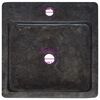 vidaXL Lavabo Noir 40x40x12 cm Marbre