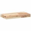 vidaXL &Eacute;tag&egrave;res flottantes 2 pcs 40x20x4 cm acacia massif non trait&eacute;