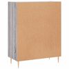 vidaXL Buffet sonoma gris 69,5x34x90 cm bois d'ing&eacute;nierie